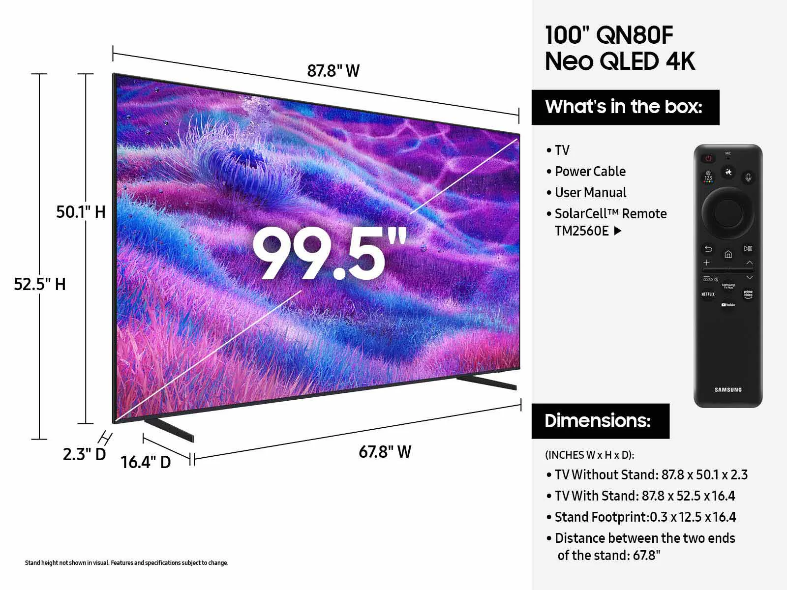 Samsung 100 Inch Neo QLED QN80F 4K AI Smart TVS (QN80F) - Image 6